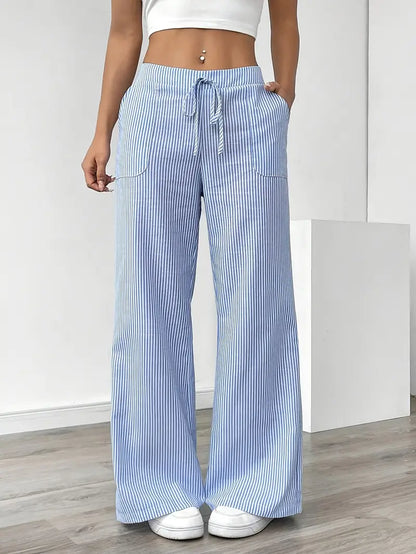 Alina | Pantaloni Casual Eleganți cu Șnur