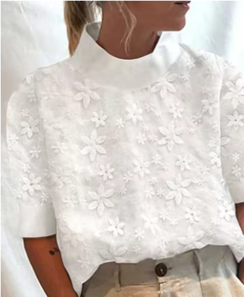 Irina – Top delicat și elegant din dantelă florală