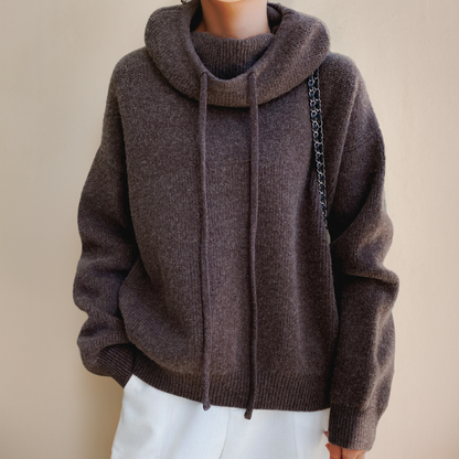 LIAH | Pulover elegant cu guler