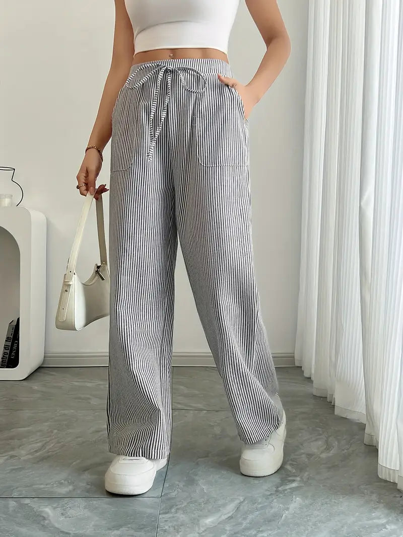 Alina | Pantaloni Casual Eleganți cu Șnur