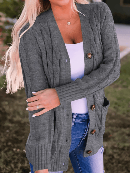 MARZENA | Cardigan confortabil cu tricot