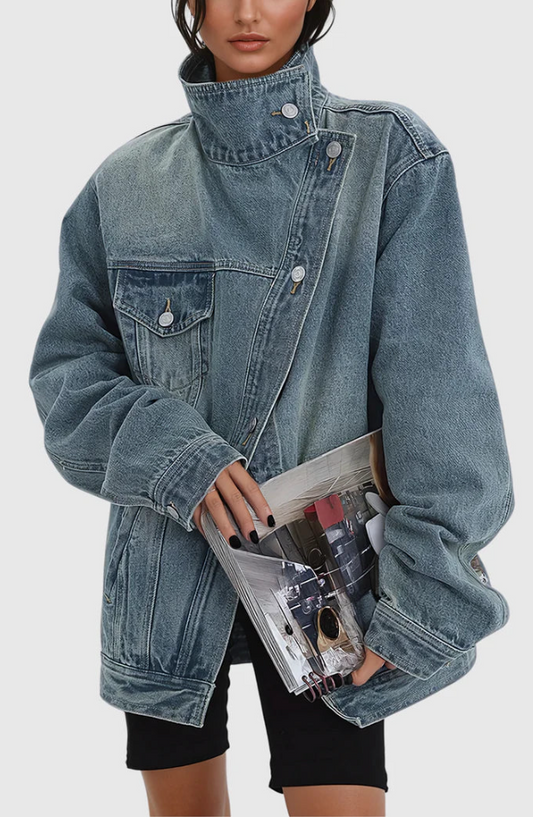 Poet - Jachetă Artistică din Denim