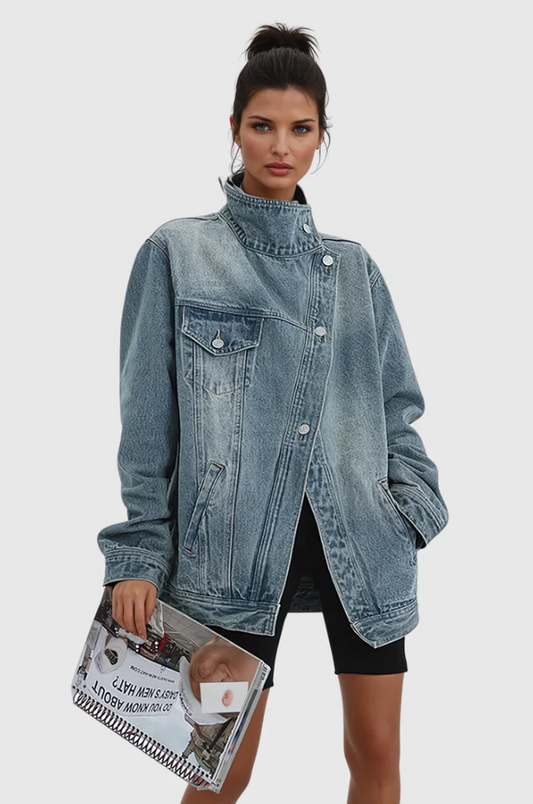 Poet - Jachetă Artistică din Denim