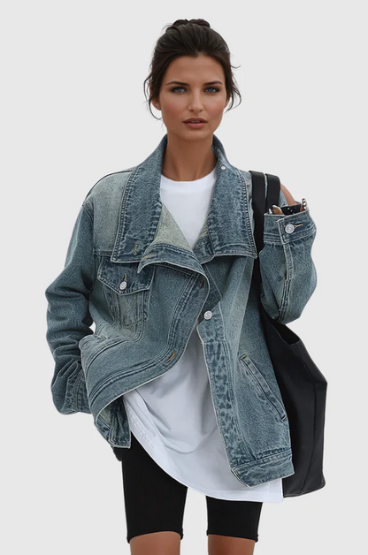 Poet - Jachetă Artistică din Denim