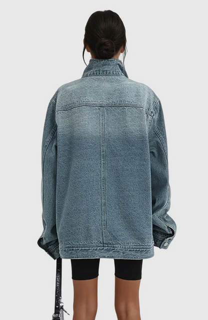 Poet - Jachetă Artistică din Denim