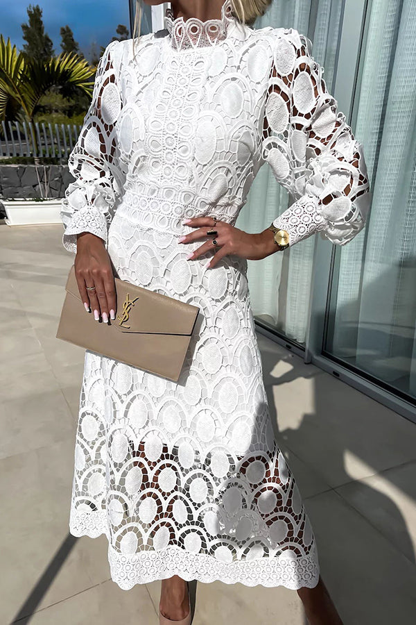 ROSHEL - ROCHIE ELEGANTĂ DIN DANTELĂ