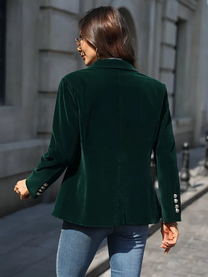 Savannah – Blazer Elegant din Catifea