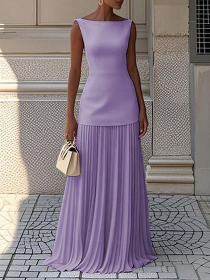 JULIET – ROCHIE MAXI FĂRĂ MÂNECI CU ELEGANȚĂ TIMPLESĂ