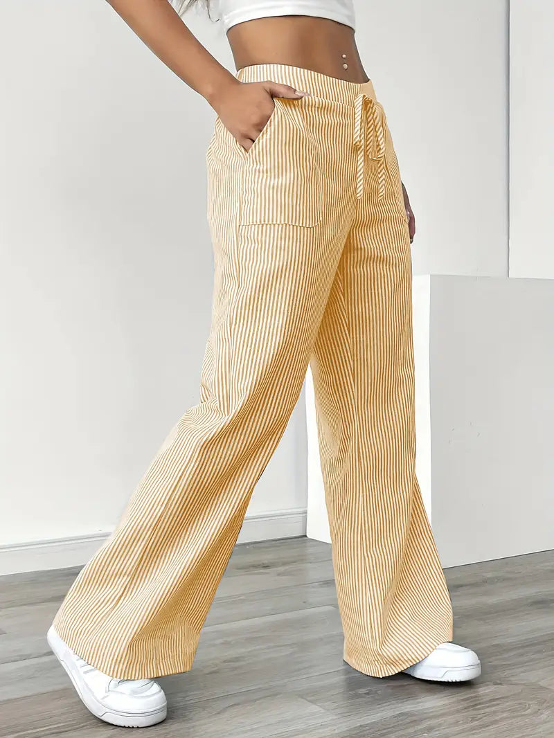 Alina | Pantaloni Casual Eleganți cu Șnur