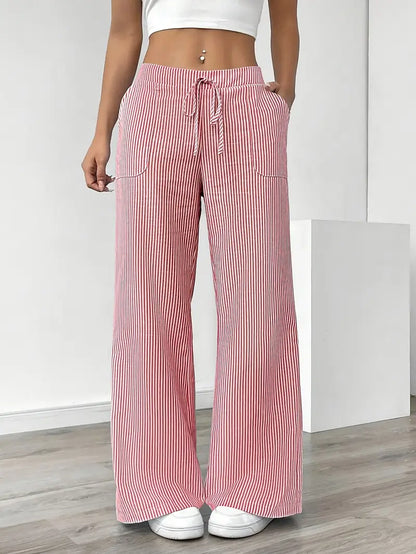 Alina | Pantaloni Casual Eleganți cu Șnur
