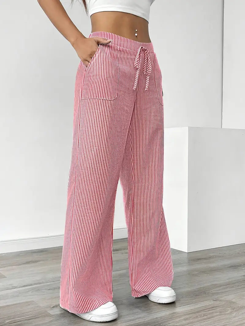 Alina | Pantaloni Casual Eleganți cu Șnur