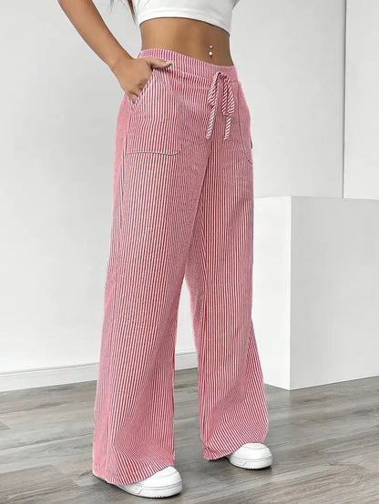 Alina | Pantaloni Casual Eleganți cu Șnur