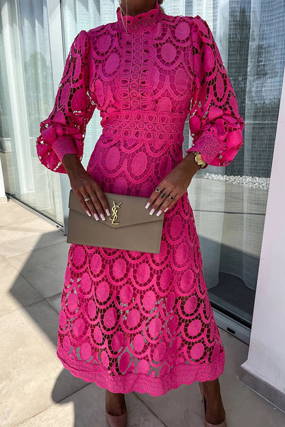 ROSHEL - ROCHIE ELEGANTĂ DIN DANTELĂ