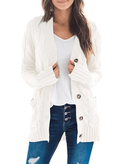 MARZENA | Cardigan confortabil cu tricot