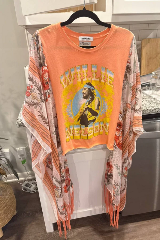 SIENNA – TOP KIMONO GRAFIC VINTAGE WESTERN