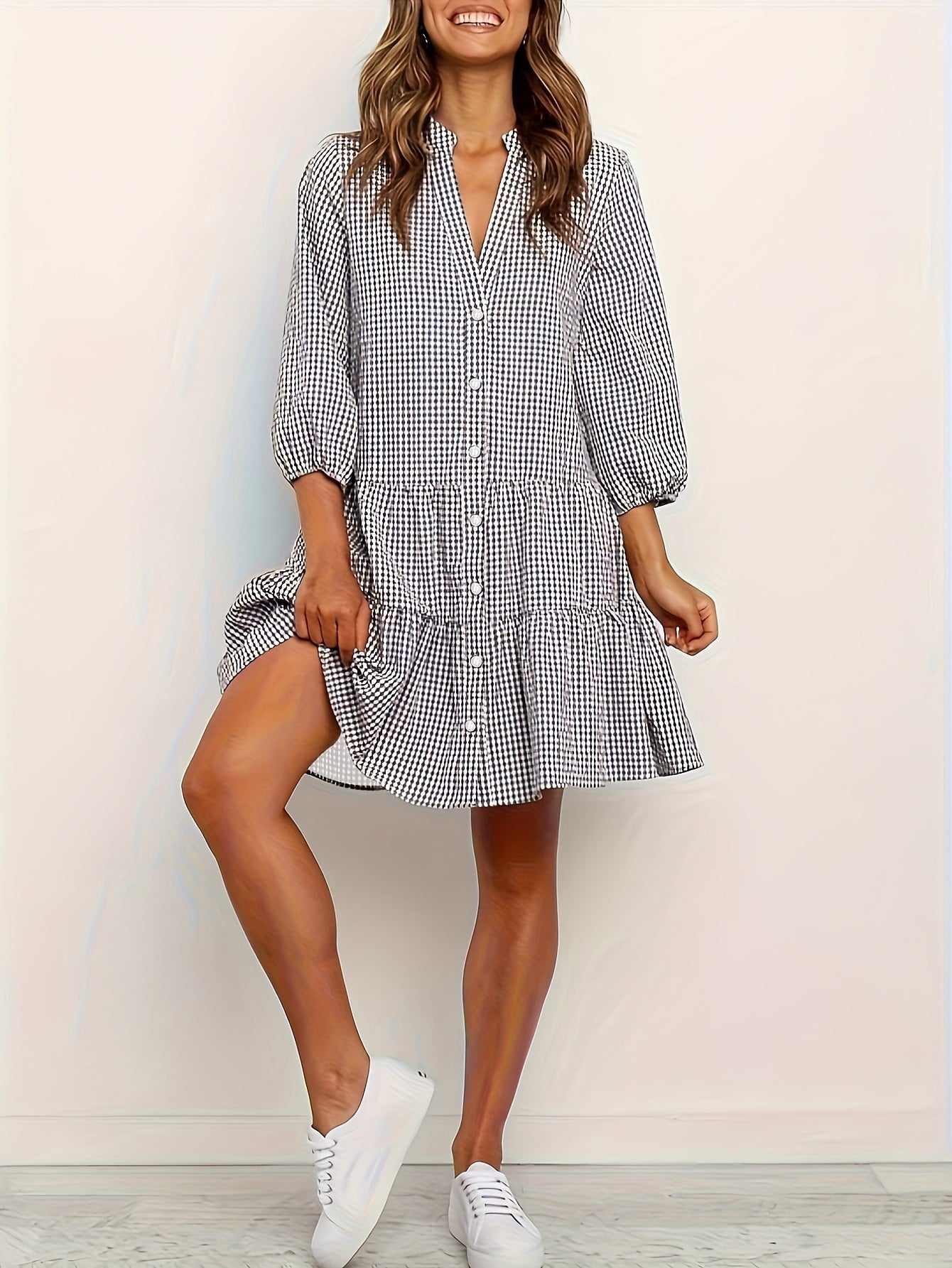 Rochie cu Dungi - Rose