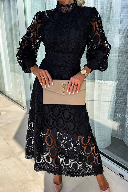 ROSHEL - ROCHIE ELEGANTĂ DIN DANTELĂ