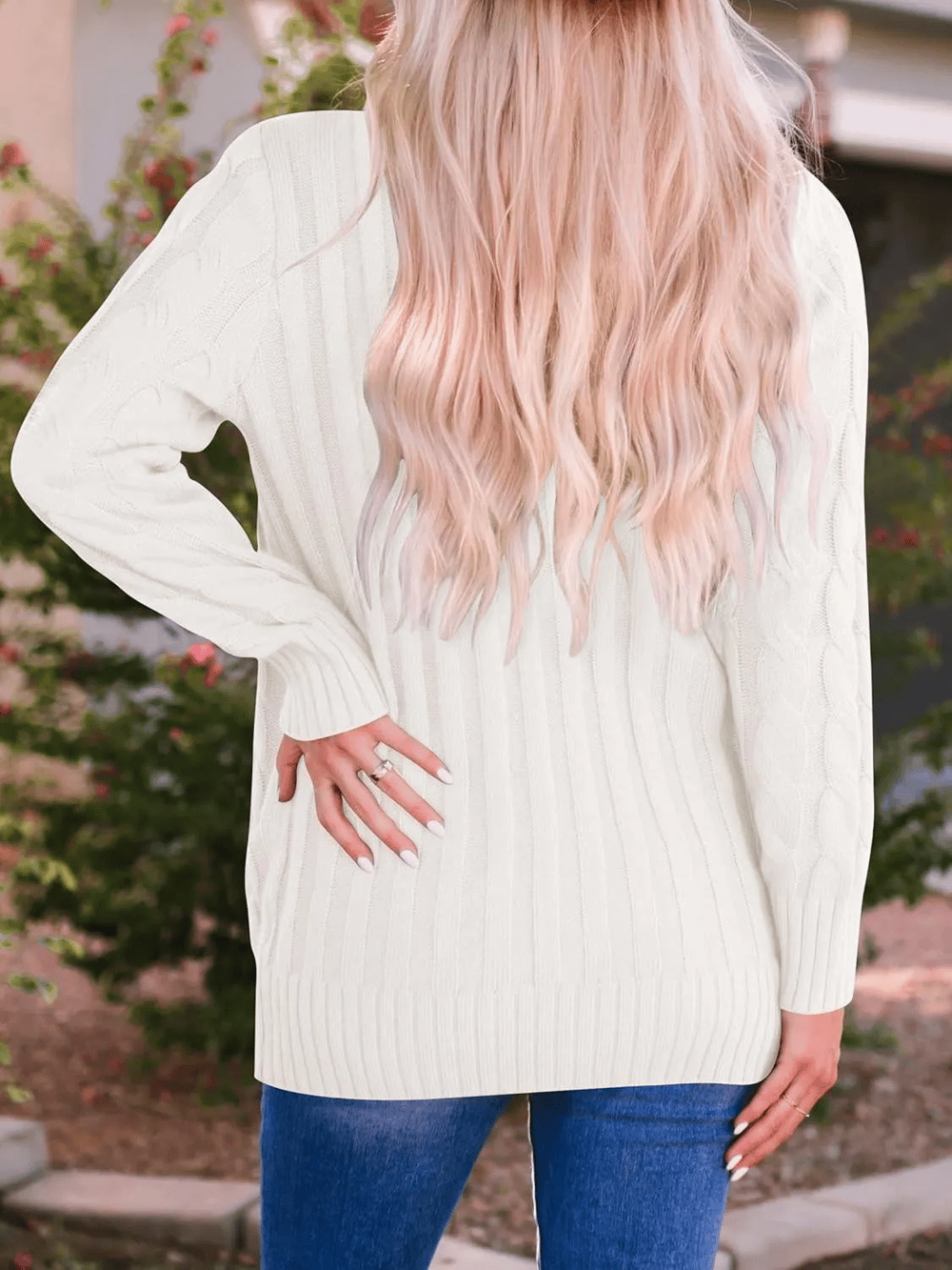 MARZENA | Cardigan confortabil cu tricot