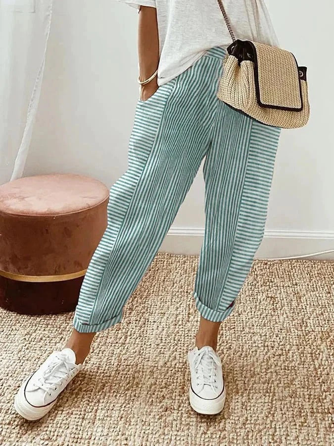 Lola | Pantaloni Casual Lejeri de Vară