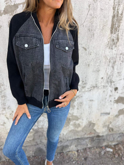 Zoe™ - Jachetă din Denim Elegantă