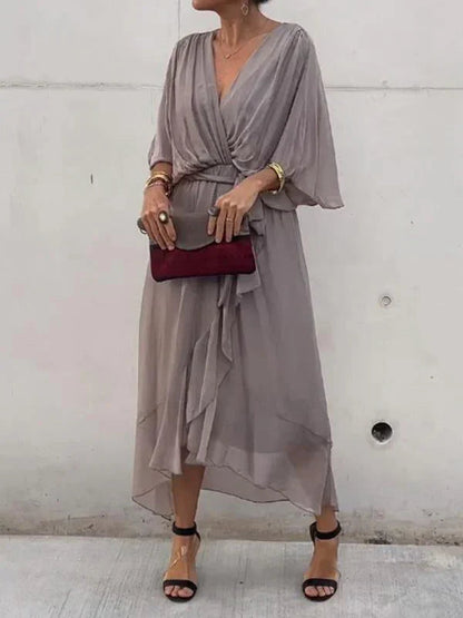 Ulani | Rochie Flowy cu Decolteu în V