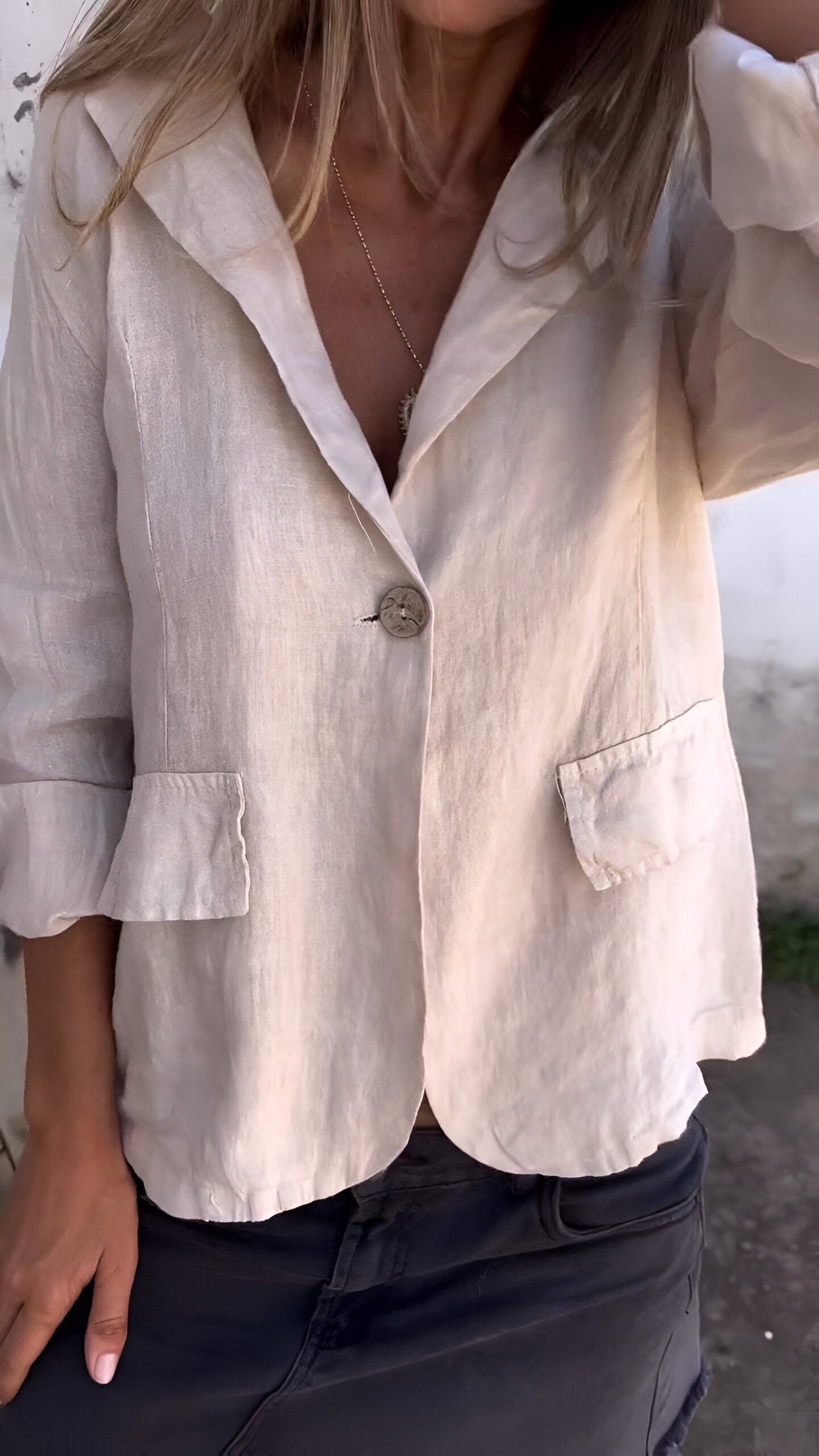Elise | Blazer Ușor cu Inspiratie Retro