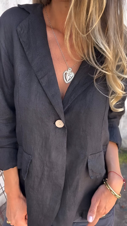Elise | Blazer Ușor cu Inspiratie Retro
