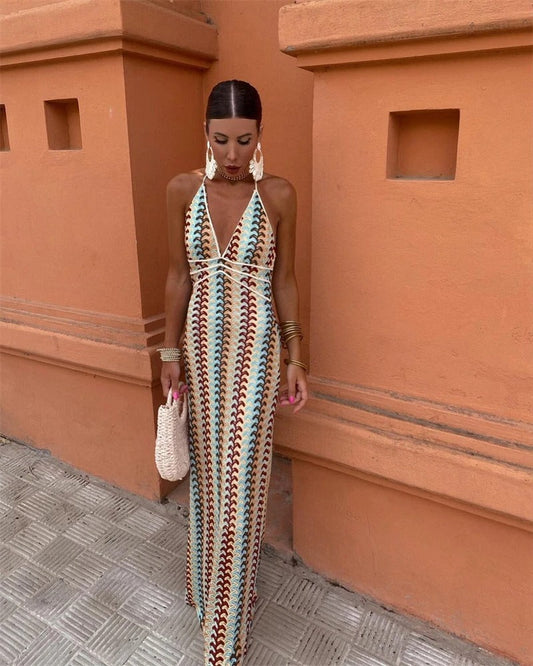 ARLETTE – ROCHIE TUNICĂ CROCHET BOHO PENTRU PLAJĂ