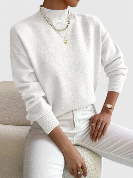 Demetra | Pulover Elegant Cu Guler Înalt