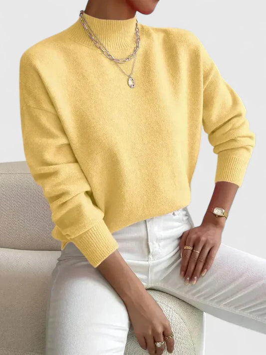 Demetra | Pulover Elegant Cu Guler Înalt