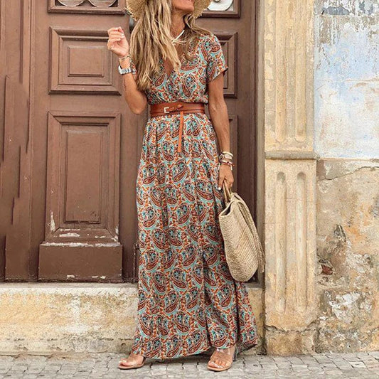 Giselle – Rochie Maxi Ibiza (Include Curea)