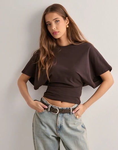 Rachel - Tricou cu Mâneci Largi Iconic