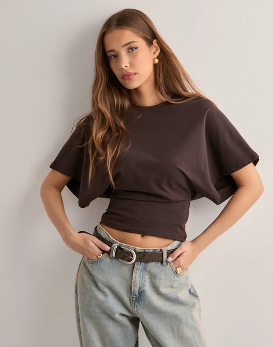 Rachel - Tricou cu Mâneci Largi Iconic