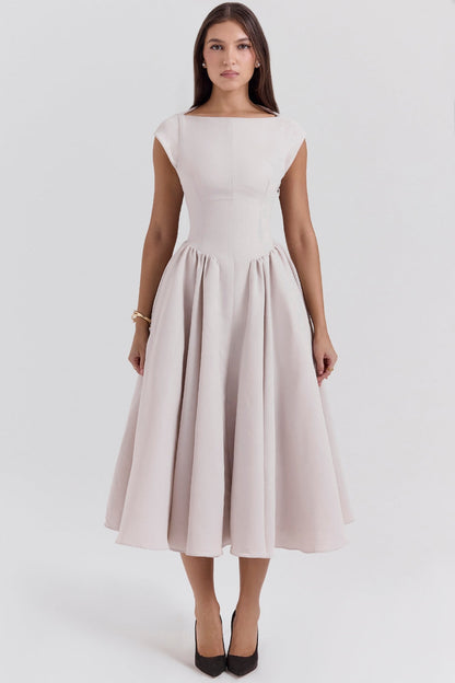 LUMI – ROCHIE FĂRĂ SPATE CU UMERI LĂSAȚI