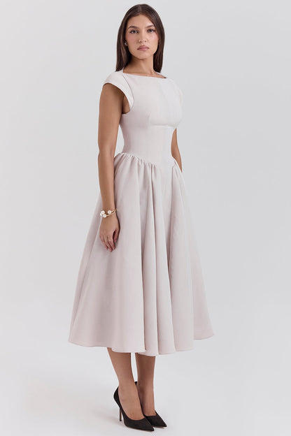 LUMI – ROCHIE FĂRĂ SPATE CU UMERI LĂSAȚI