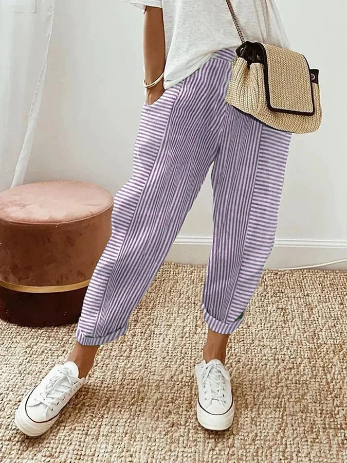 Lola | Pantaloni Casual Lejeri de Vară