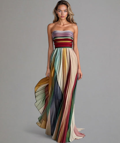 Aria | Rochie Colorată Fără Mâneci
