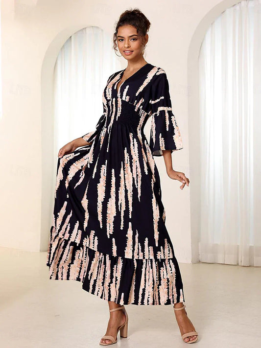 MAELIE – ROCHIE DE VARĂ CU MODEL TIE-DYE